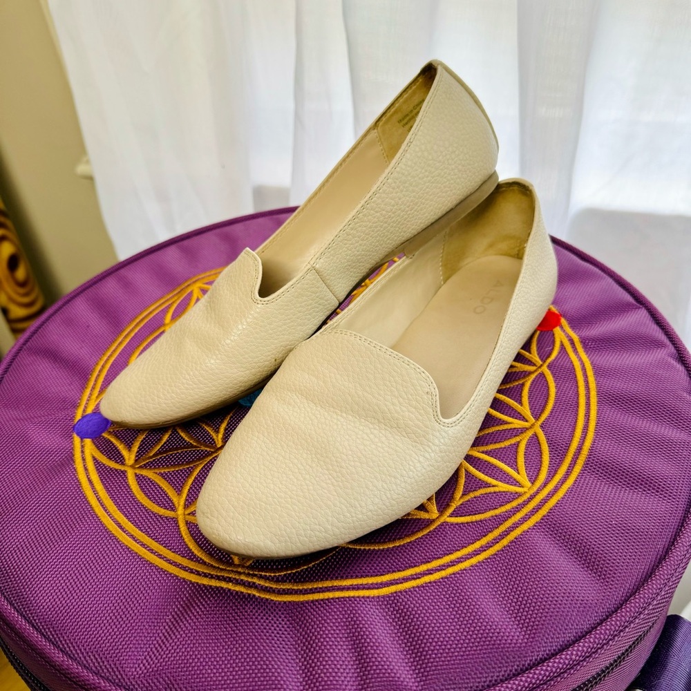 ALDO Ballet Flats, Neutral Cream, size 7.5, very good condition, well made